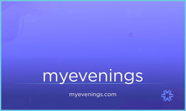 MyEvenings.com - Creative brandable domain for sale