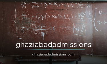 GhaziabadAdmissions.com - Creative brandable domain for sale