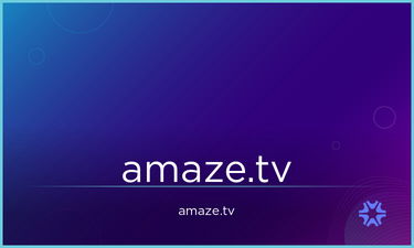 Amaze.tv - Creative brandable domain for sale