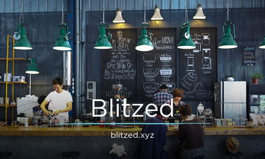 Blitzed.xyz - Creative brandable domain for sale