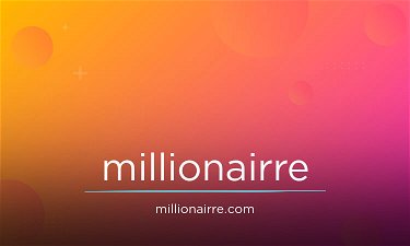 Millionairre.com - Creative brandable domain for sale