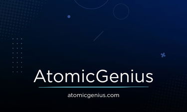 AtomicGenius.com - Creative brandable domain for sale
