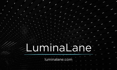 LuminaLane.com - Creative brandable domain for sale