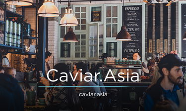 Caviar.Asia - Creative brandable domain for sale