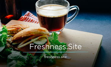 Freshness.Site - Creative brandable domain for sale