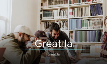 Great.la - Creative brandable domain for sale