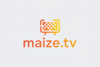 Maize.tv - Creative brandable domain for sale