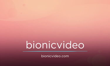BionicVideo.com - Creative brandable domain for sale