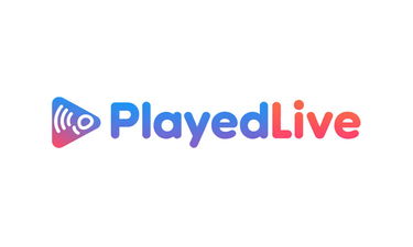 PlayedLive.com - Creative brandable domain for sale