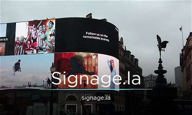 Signage.LA - Creative brandable domain for sale