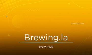 Brewing.la - Creative brandable domain for sale