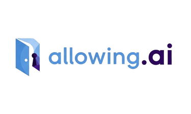 Allowing.ai - Creative brandable domain for sale