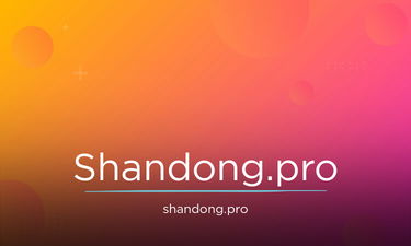 Shandong.pro - Creative brandable domain for sale