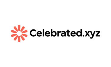 Celebrated.xyz - Creative brandable domain for sale