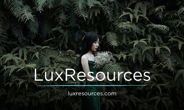LuxResources.com - Creative brandable domain for sale