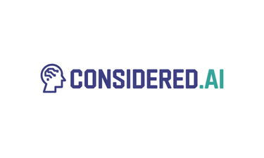 considered.ai - Creative brandable domain for sale