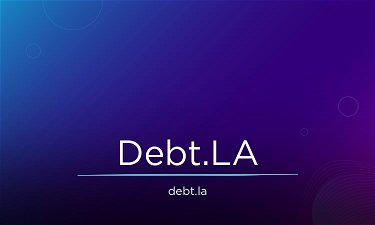 Debt.LA - Creative brandable domain for sale
