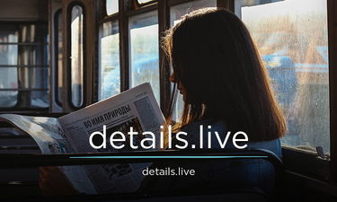 Details.live - Creative brandable domain for sale