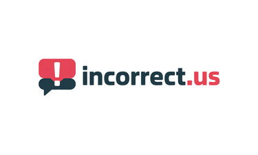 Incorrect.us - Creative brandable domain for sale