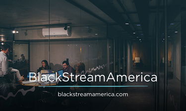 BlackStreamAmerica.com - Creative brandable domain for sale