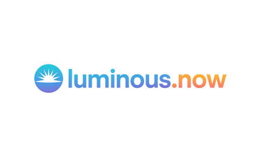Luminous.Now - Creative brandable domain for sale