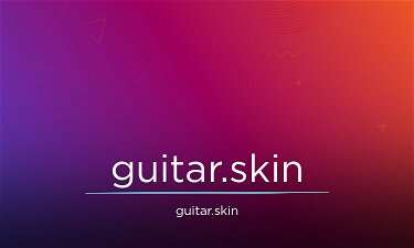 Guitar.skin - Creative brandable domain for sale