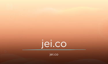 Jei.co - Creative brandable domain for sale