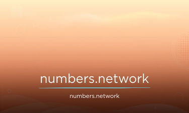 Numbers.network - Creative brandable domain for sale