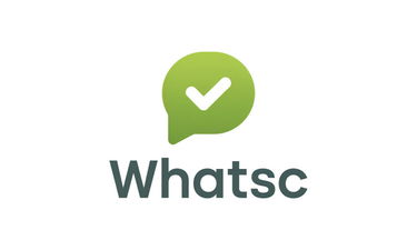 Whatsc.com - Creative brandable domain for sale
