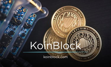KoinBlock.com - Creative brandable domain for sale