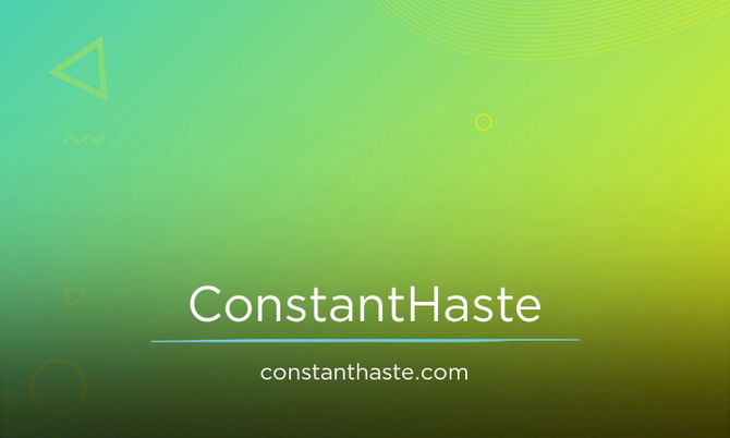 ConstantHaste.com