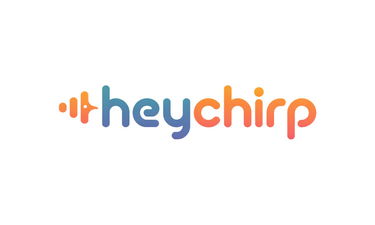 HeyChirp.com - Creative brandable domain for sale