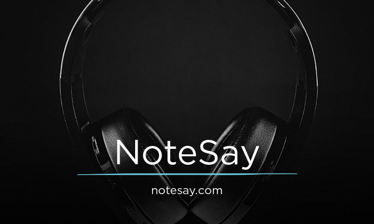 NoteSay.com - Creative brandable domain for sale