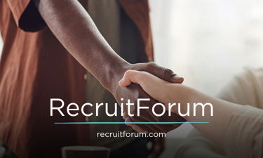 RecruitForum.com - Creative brandable domain for sale