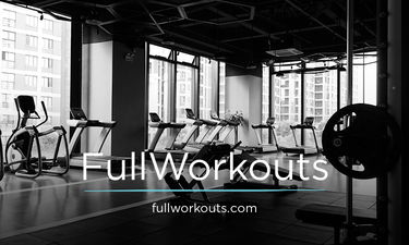 FullWorkouts.com - Creative brandable domain for sale