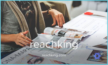 ReachKing.com - Creative brandable domain for sale