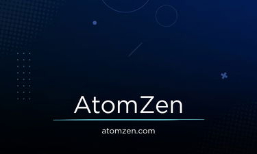 AtomZen.com - Creative brandable domain for sale