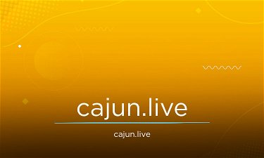 Cajun.live - Creative brandable domain for sale
