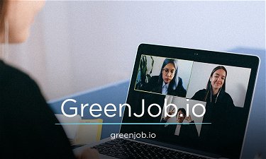 GreenJob.Io - Creative brandable domain for sale