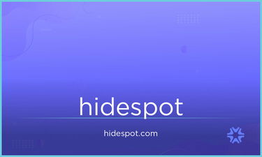 HideSpot.com - Creative brandable domain for sale
