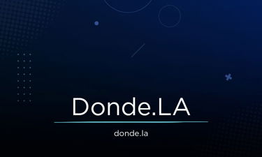 Donde.LA - Creative brandable domain for sale