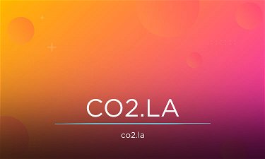 CO2.LA - Creative brandable domain for sale