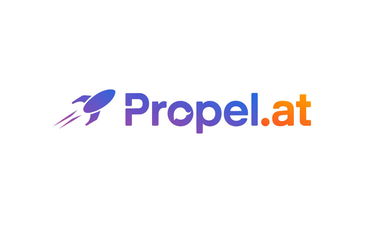 Propel.at - Creative brandable domain for sale