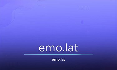 Emo.lat - Creative brandable domain for sale