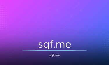 Sqf.Me - Creative brandable domain for sale