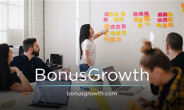 BonusGrowth.com - Creative brandable domain for sale