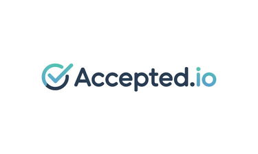 Accepted.io - Creative brandable domain for sale