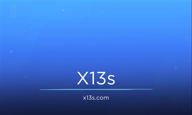 X13s.com