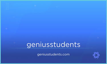 GeniusStudents.com - Creative brandable domain for sale