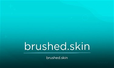 Brushed.skin - Creative brandable domain for sale
